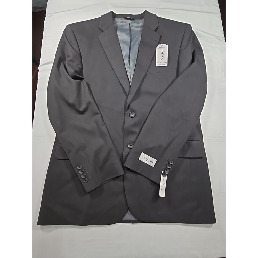 NWT Haggar Stretch Blazer 40R Classic Career Sport Coat Men's